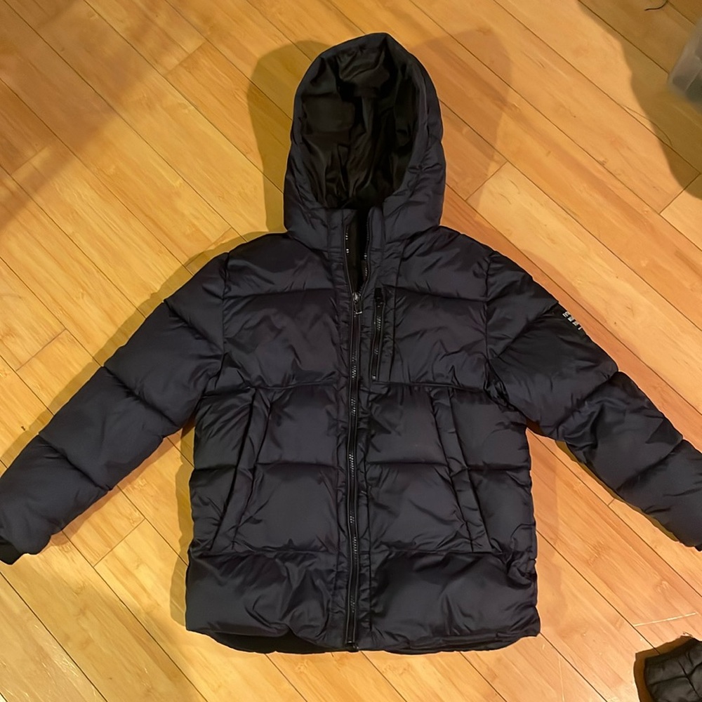 Zara kids puffer navy blue